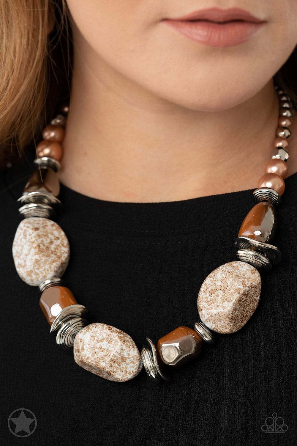 Paparazzi Accessories Necklace In Good Glazes - Peach