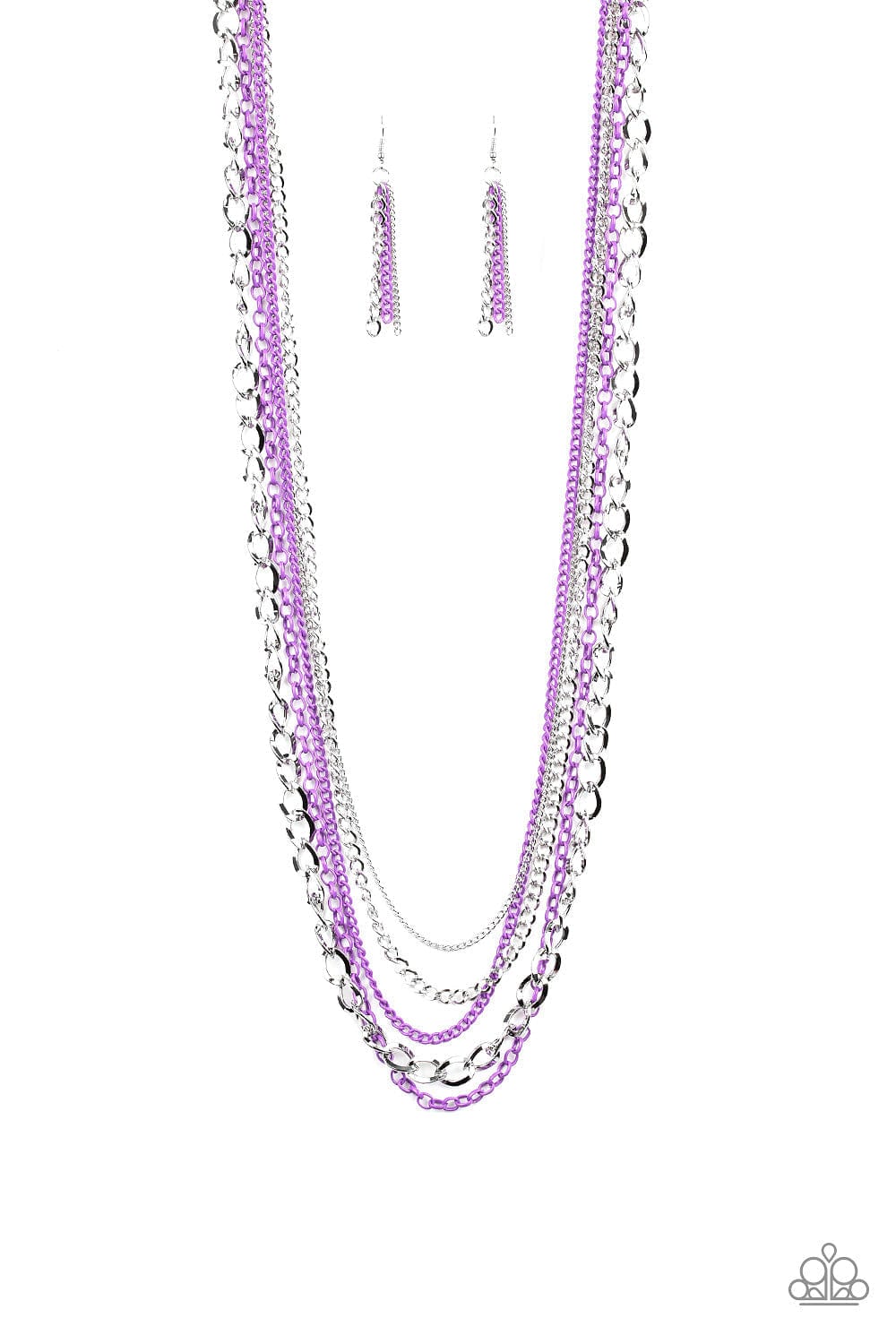 Paparazzi Accessories Necklace Industrial Vibrance - Purple