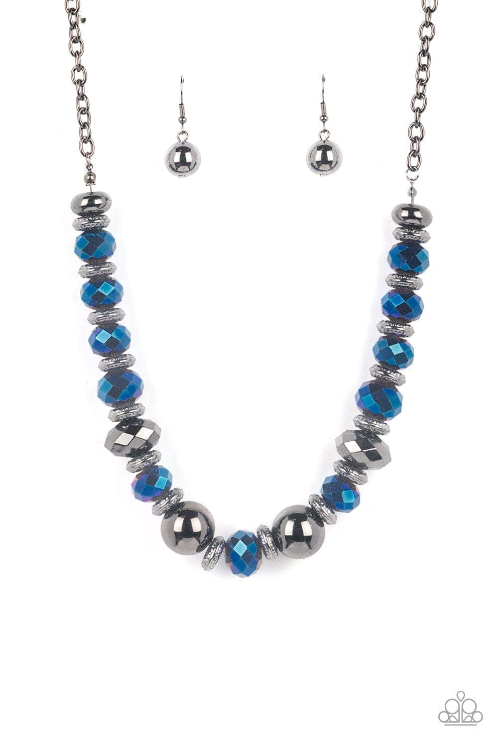 Paparazzi Accessories Necklace Interstellar Influencer - Blue