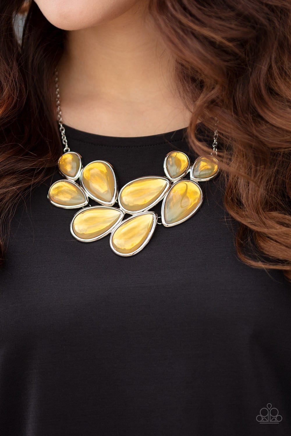 Paparazzi Accessories Necklace Iridescently Irresistible - Yellow