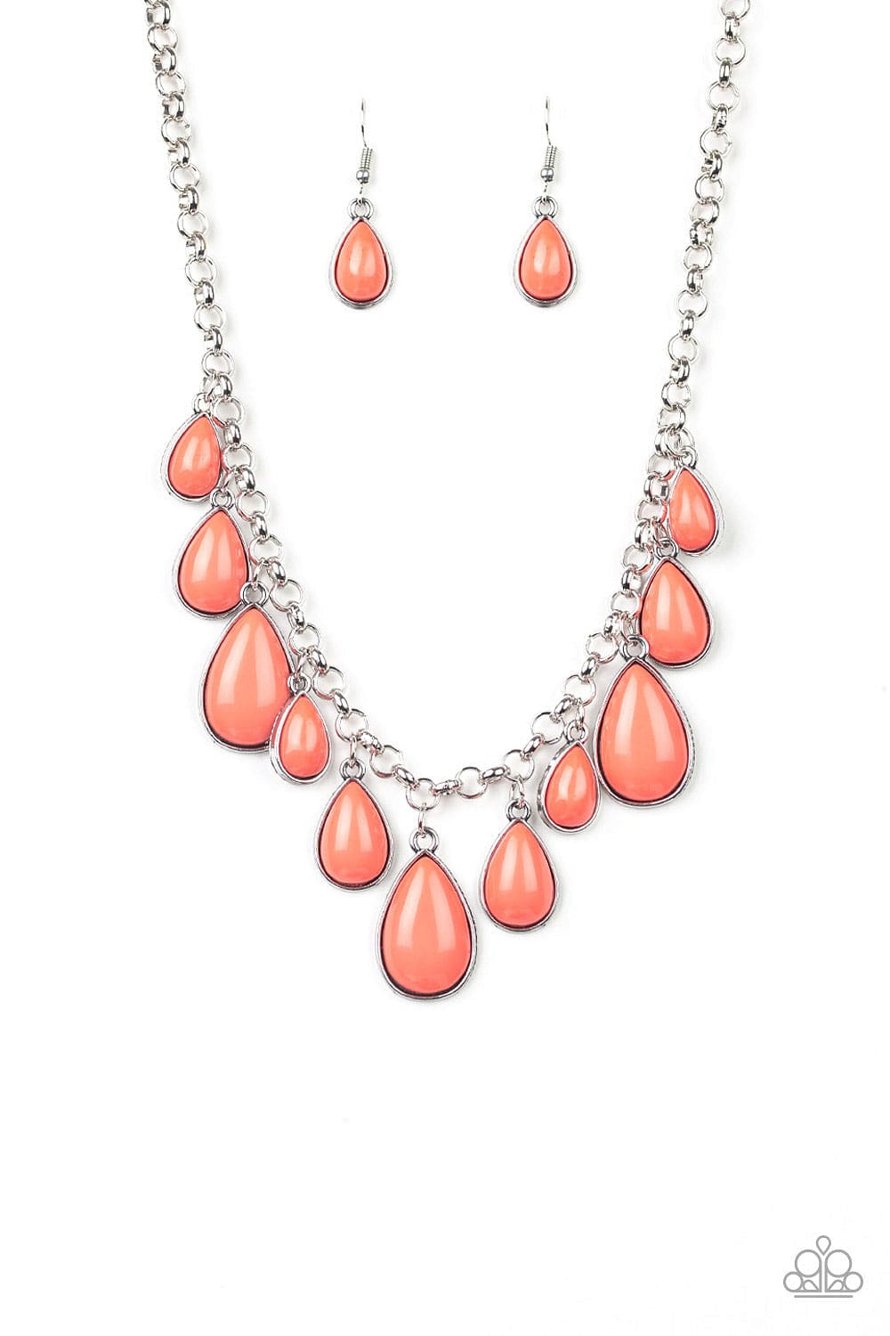 Paparazzi Accessories Necklace Jaw-Dropping Diva - Orange