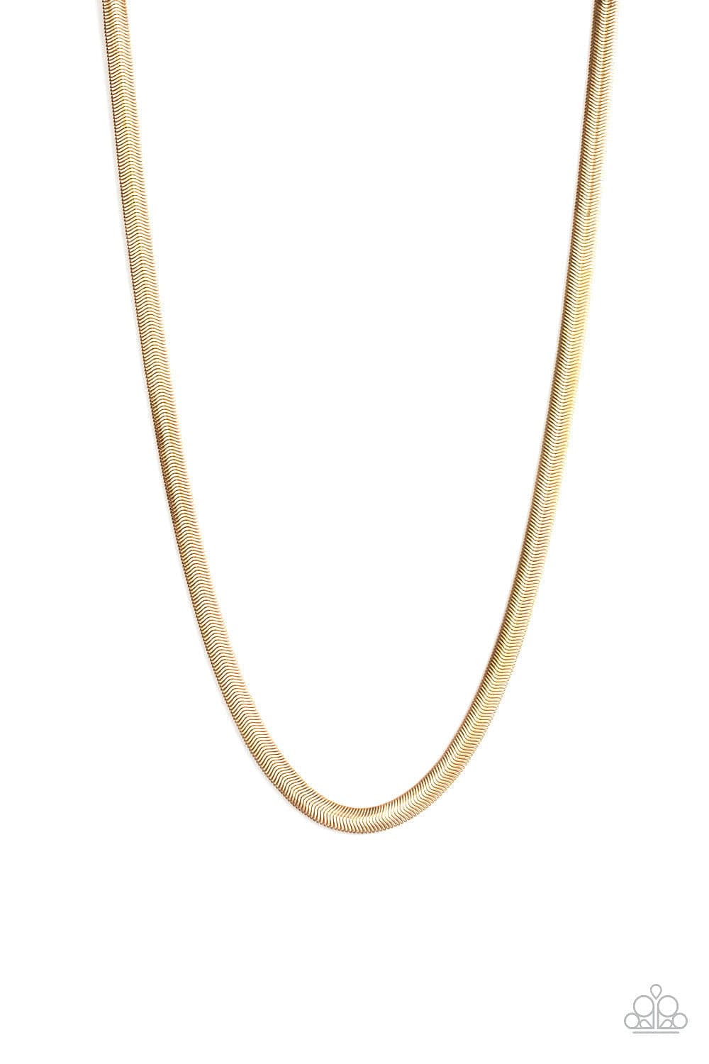 Paparazzi Accessories Necklace Kingpin - Gold