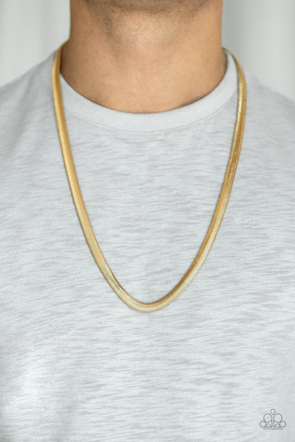 Paparazzi Accessories Necklace Kingpin - Gold