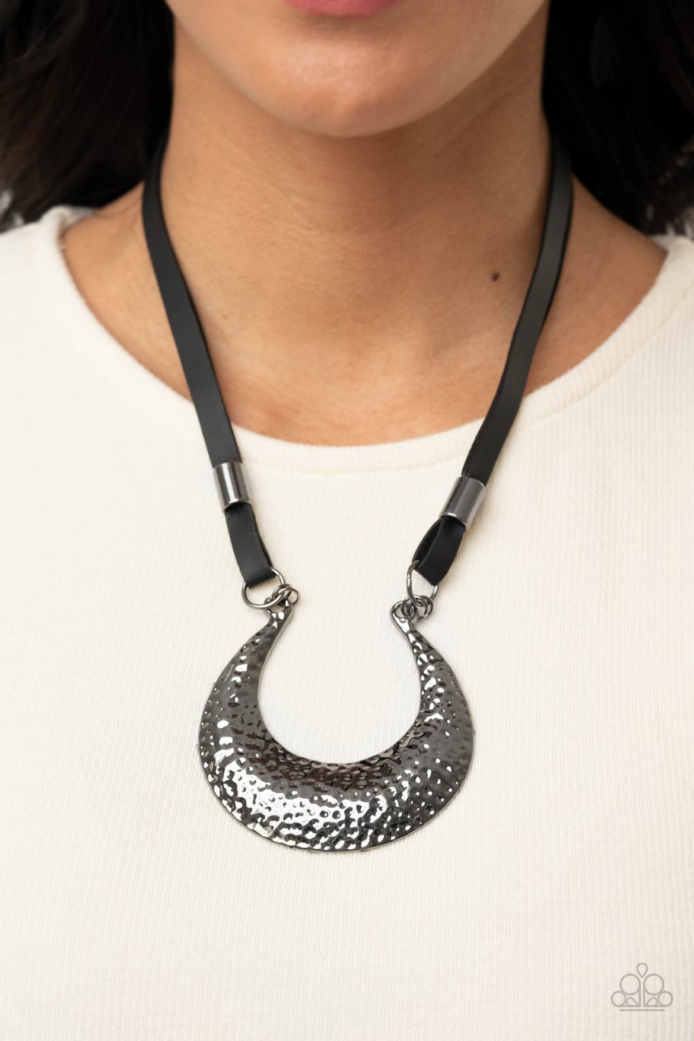 Paparazzi Accessories Necklace Majorly Moonstruck - Black