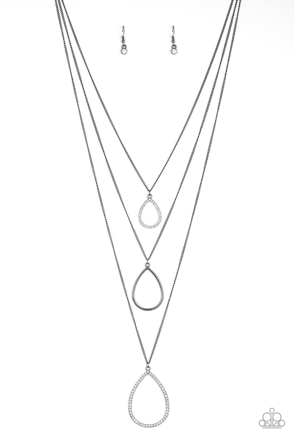 Paparazzi Accessories Necklace Make The World Sparkle - Black