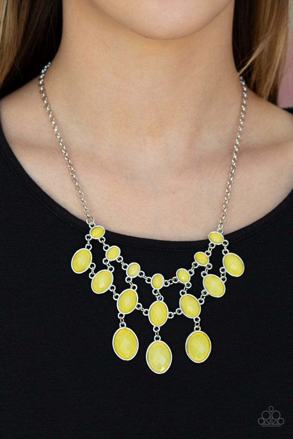 Paparazzi Accessories Necklace Mermaid Marmalade - Yellow