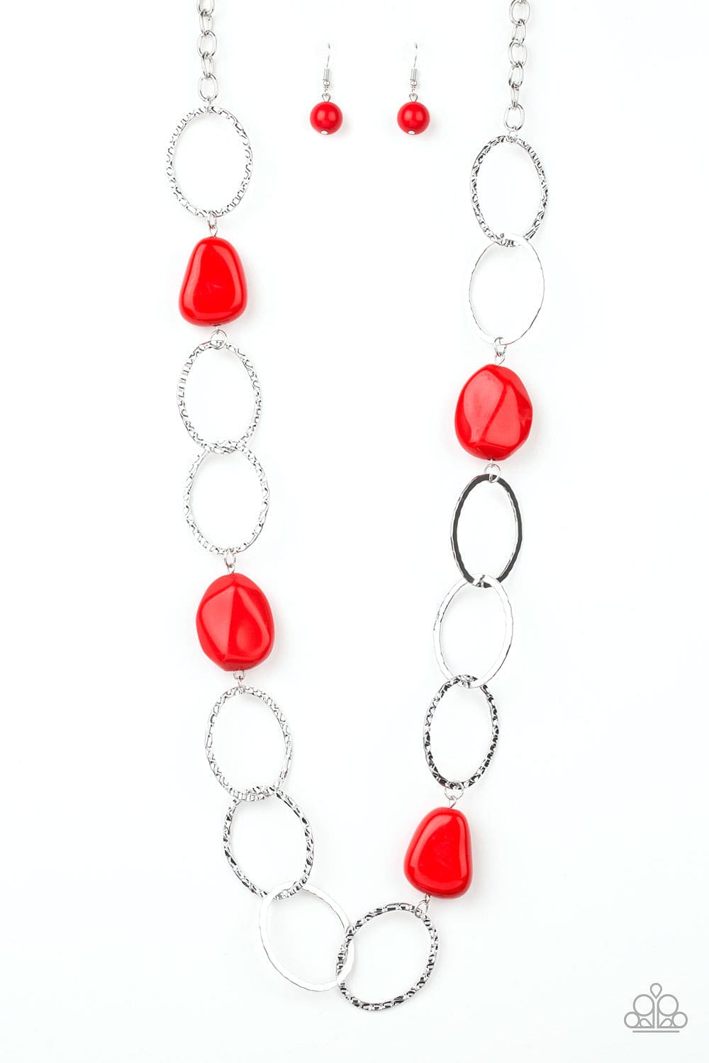 Paparazzi Accessories Necklace Modern Day Malibu - Red