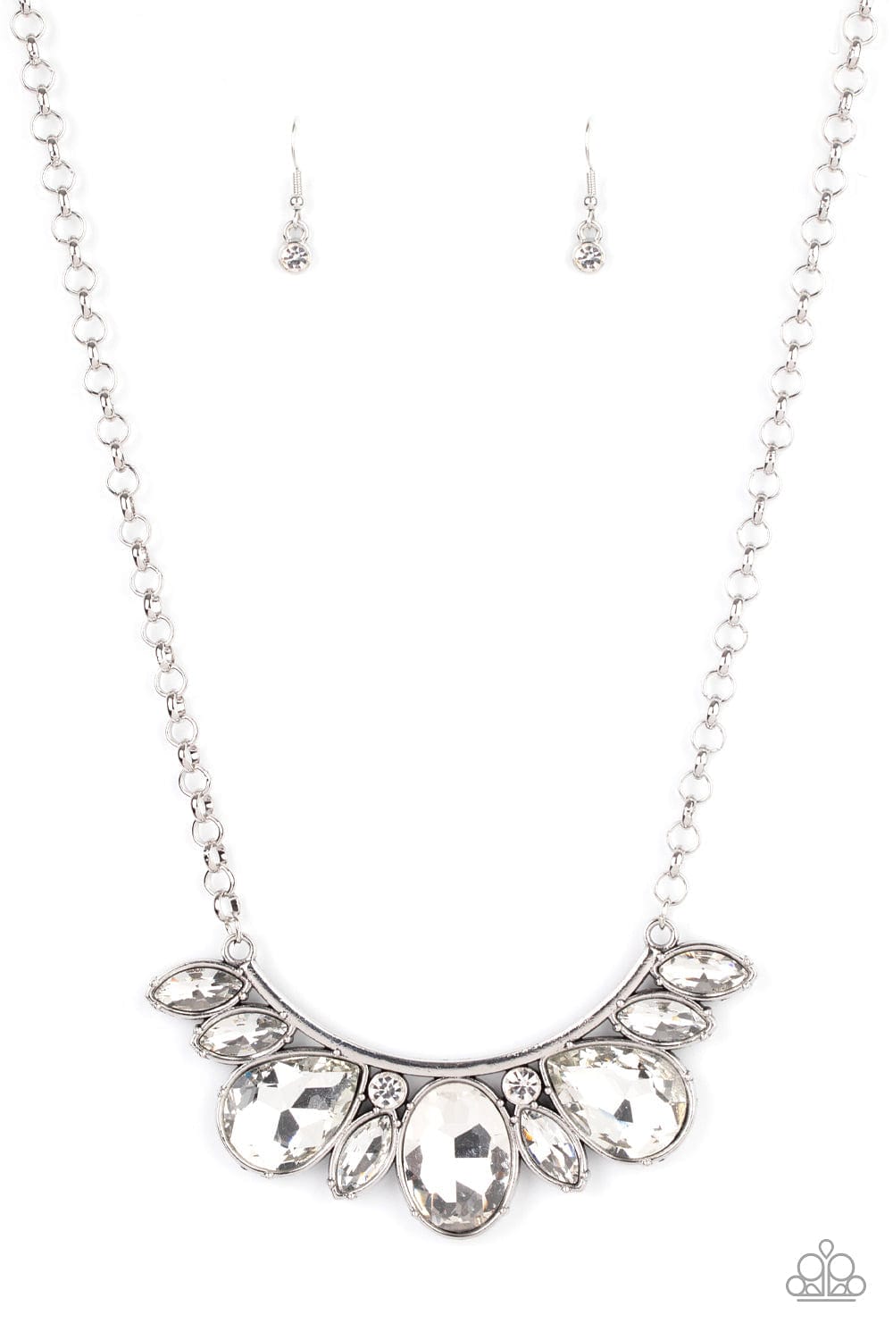 Paparazzi Accessories Necklace Never SLAY Never - White