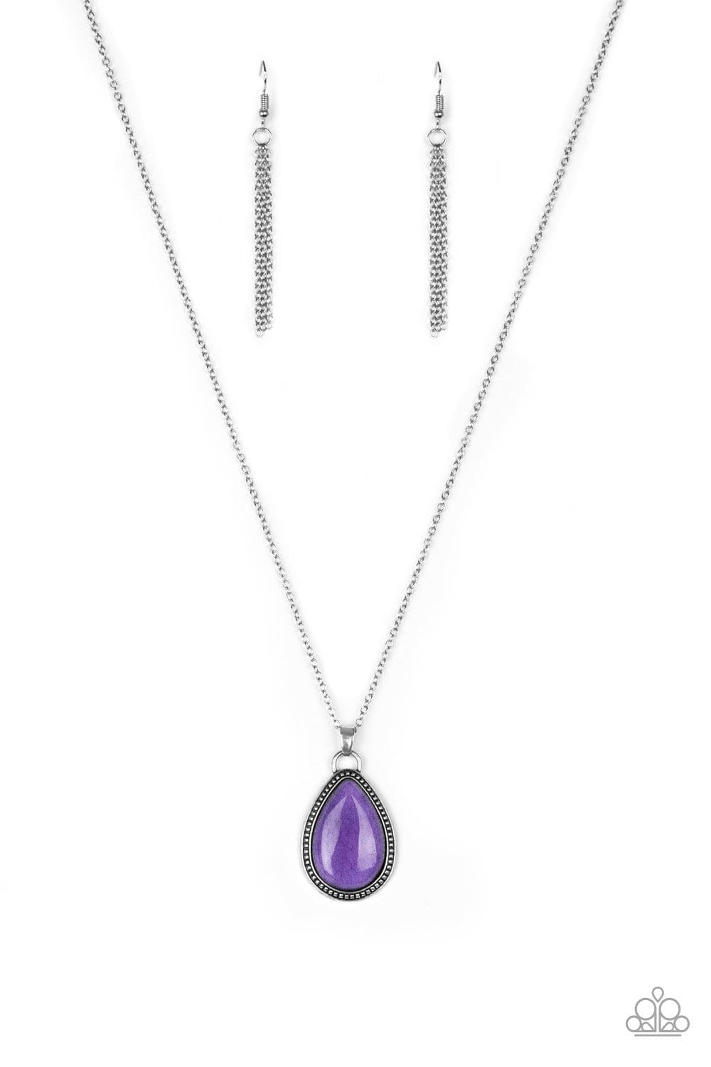 Paparazzi Accessories Necklace On The Home FRONTIER - Purple