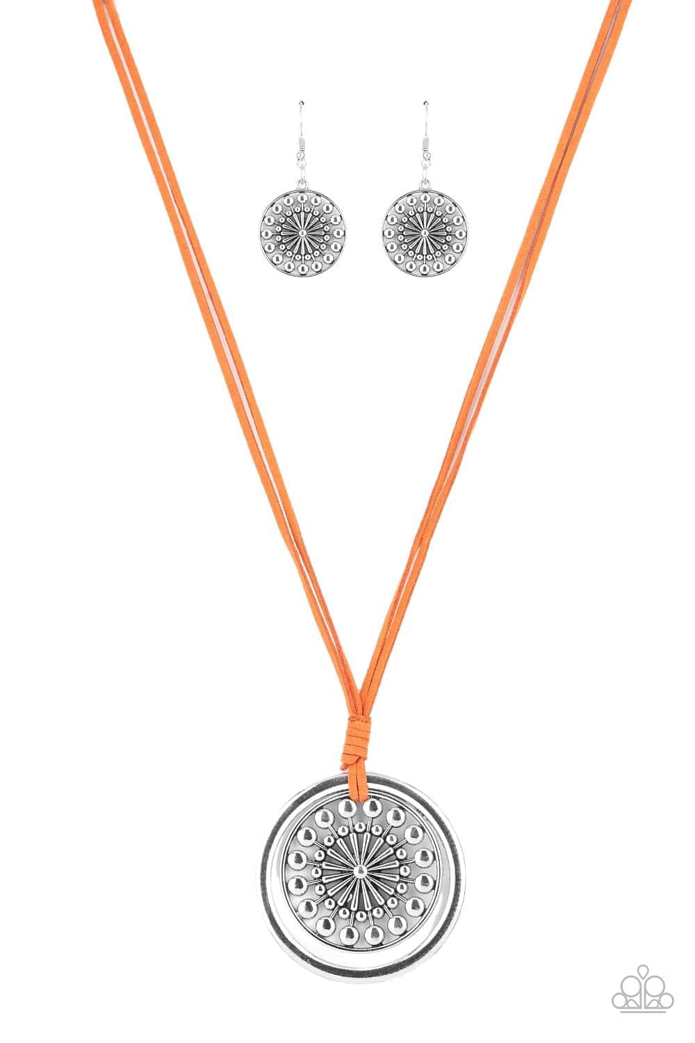 Paparazzi Accessories Necklace One MANDALA Show - Orange