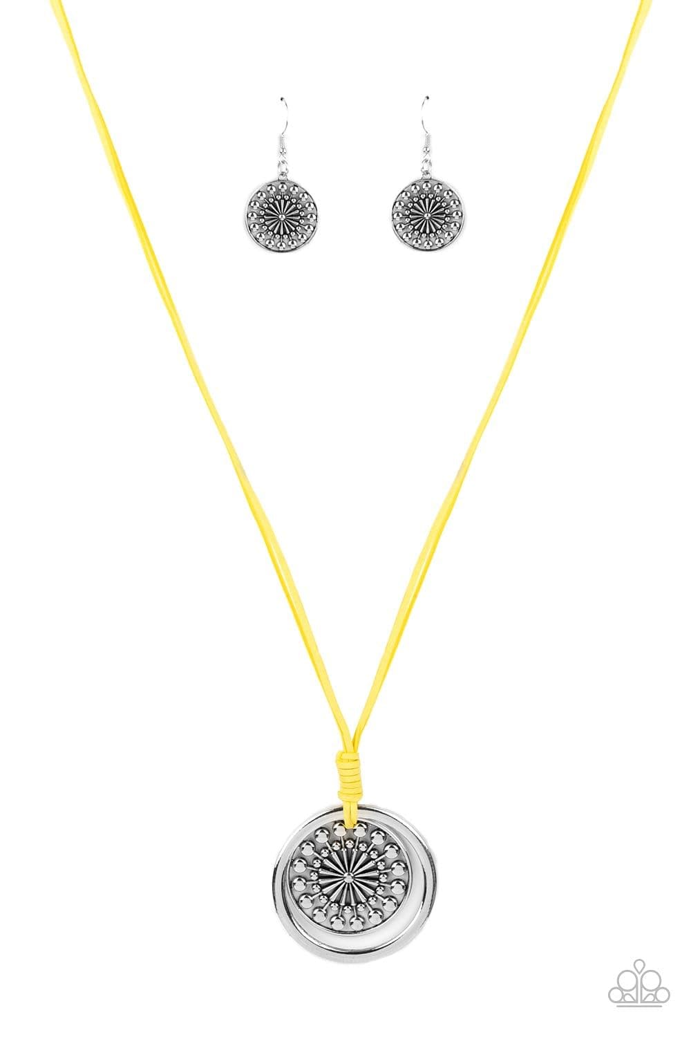 Paparazzi Accessories Necklace One MANDALA Show - Yellow