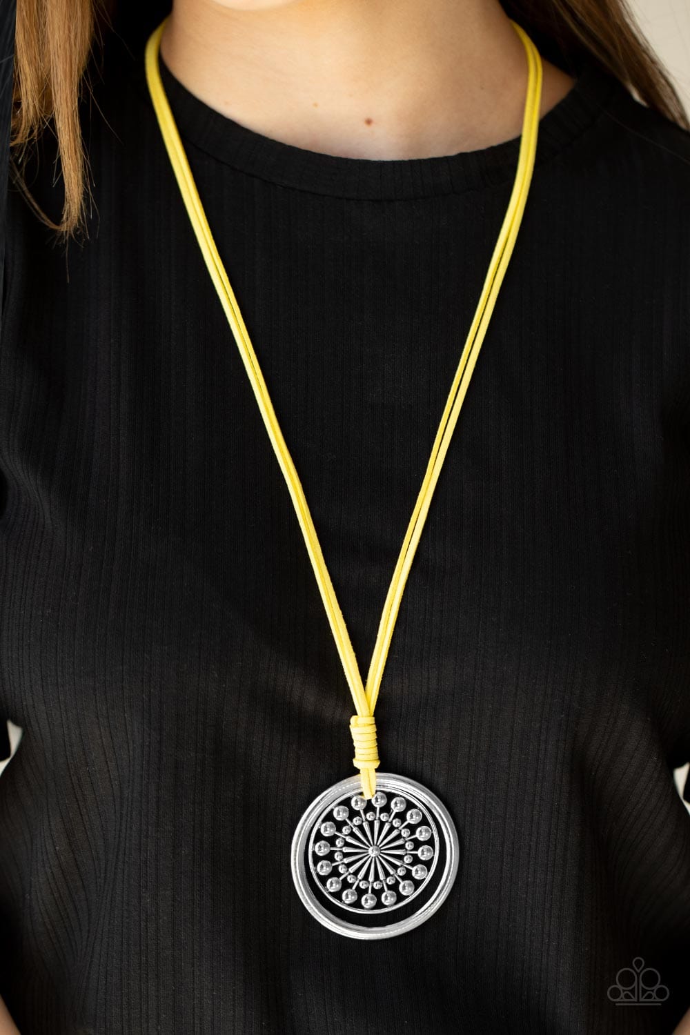 Paparazzi Accessories Necklace One MANDALA Show - Yellow
