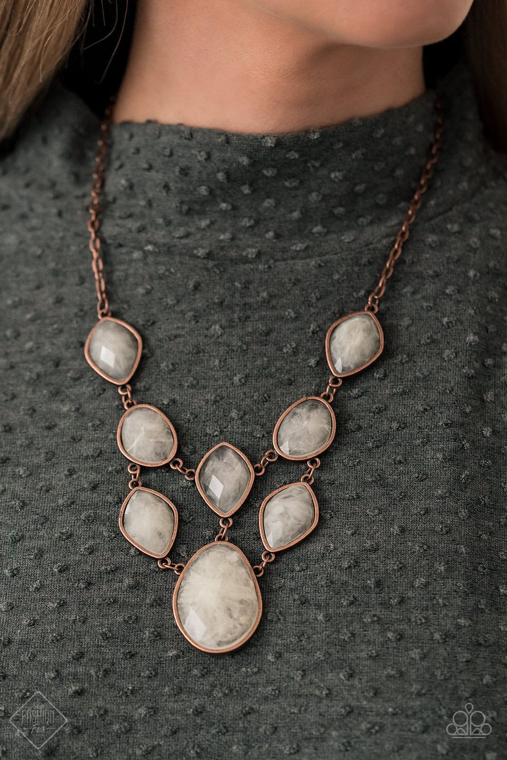 Paparazzi Accessories Necklace Opulently Oracle - Copper