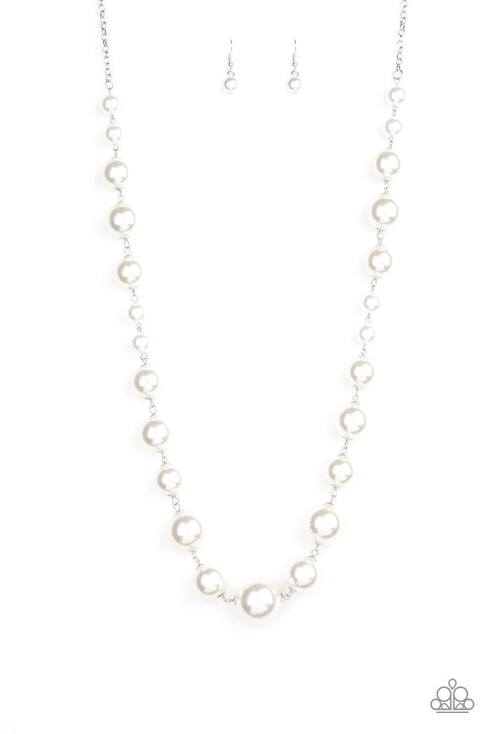 Paparazzi Accessories Necklace Pearl Prodigy - White