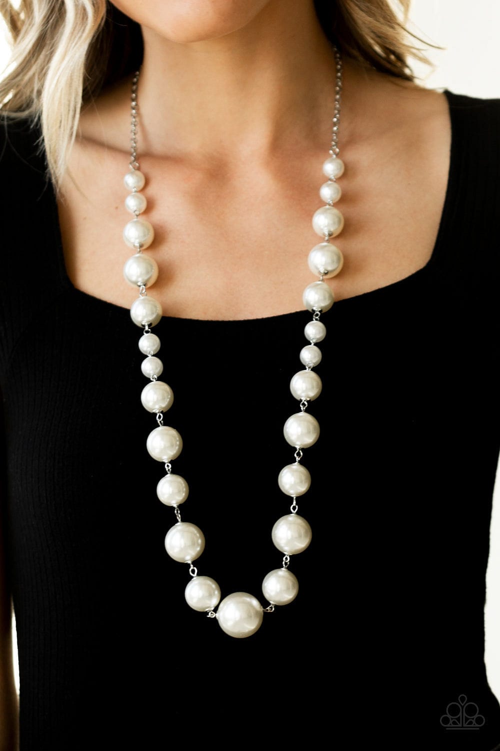 Paparazzi Accessories Necklace Pearl Prodigy - White