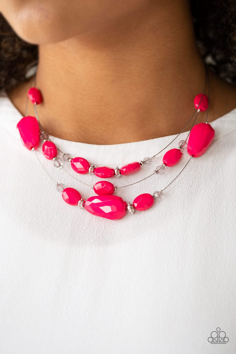 Paparazzi Accessories Necklace Radiant Reflections - Pink