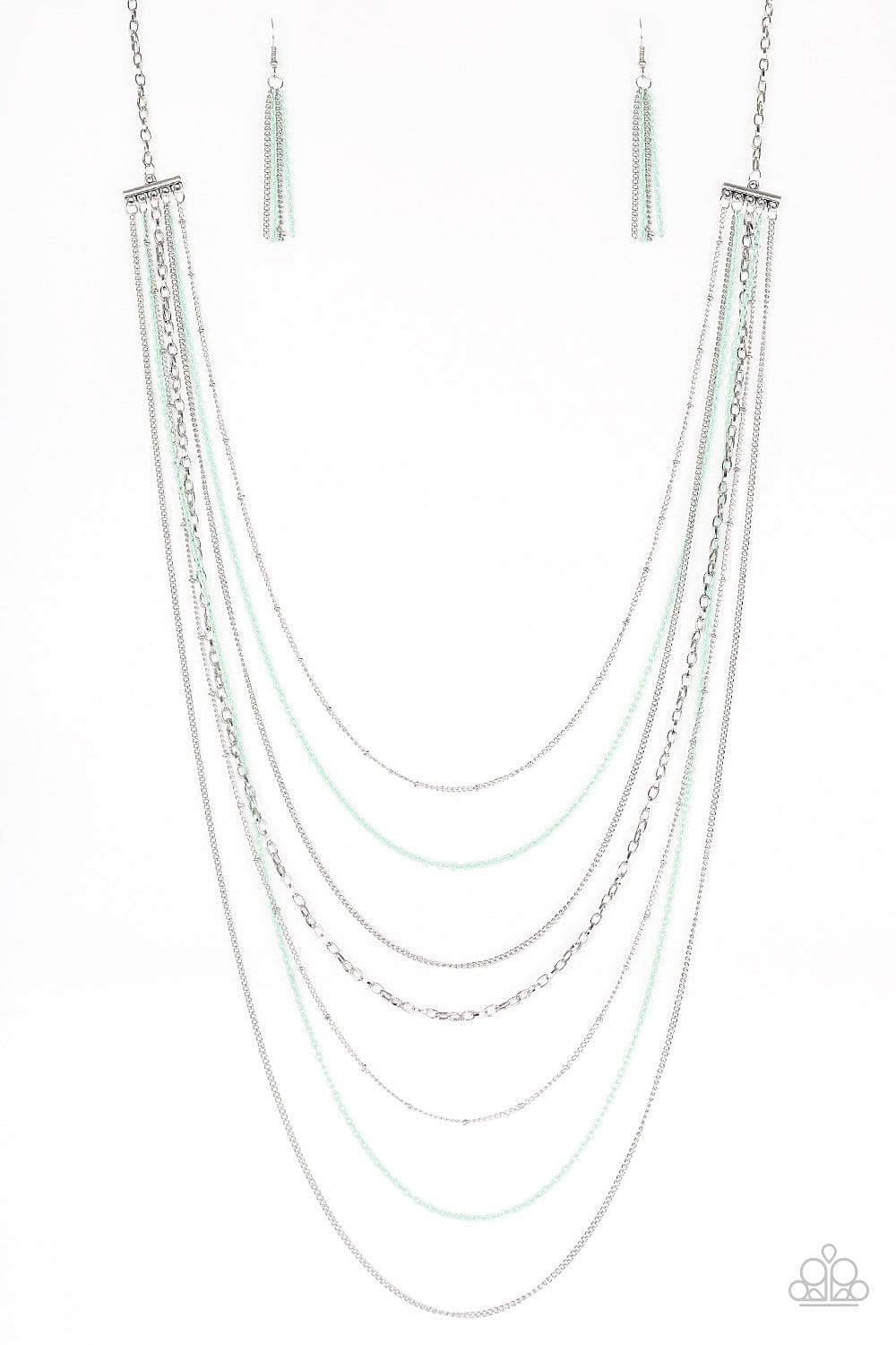 Paparazzi Accessories Necklace Radical Rainbows - Green