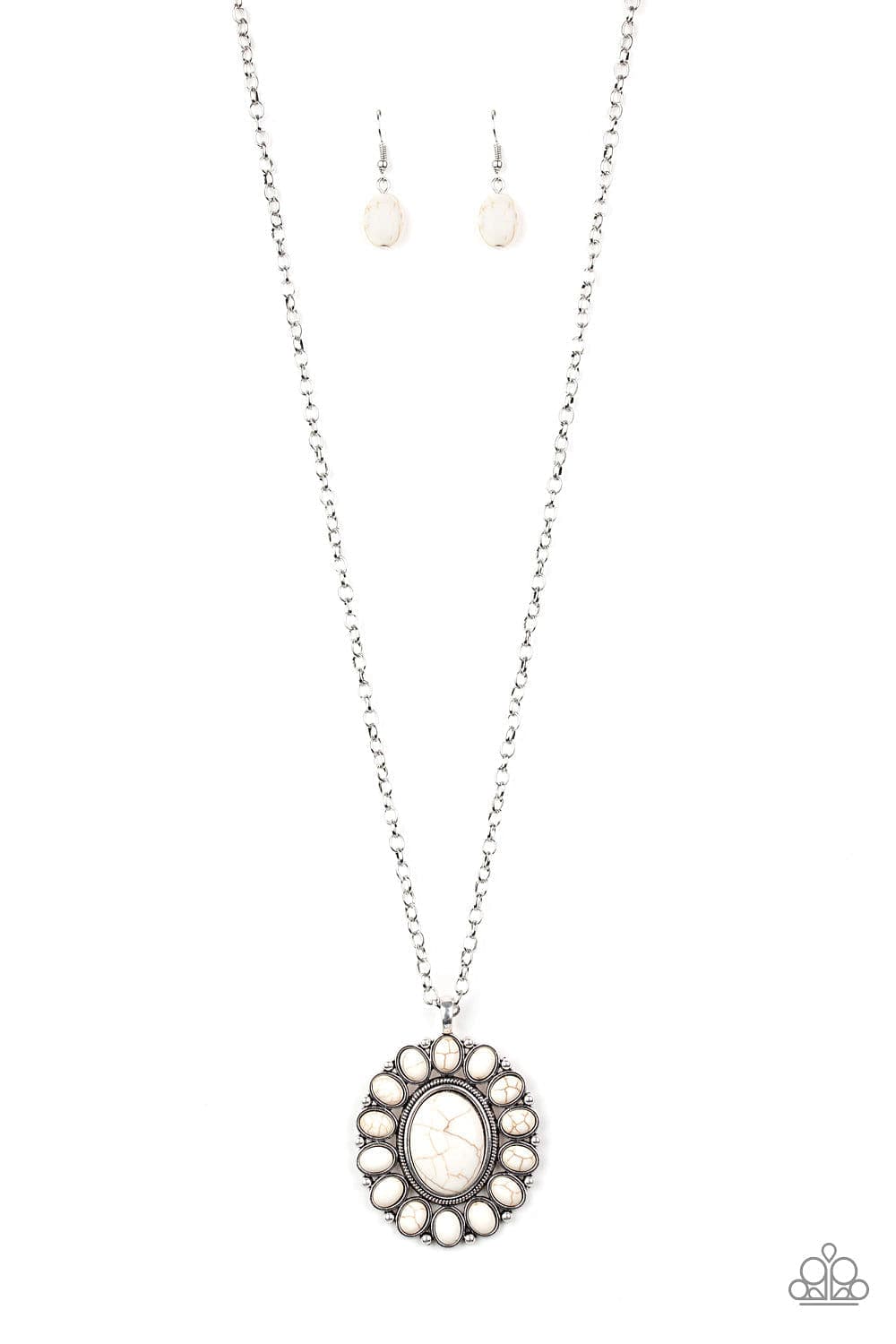 Paparazzi Accessories Necklace Rancho Roamer - White