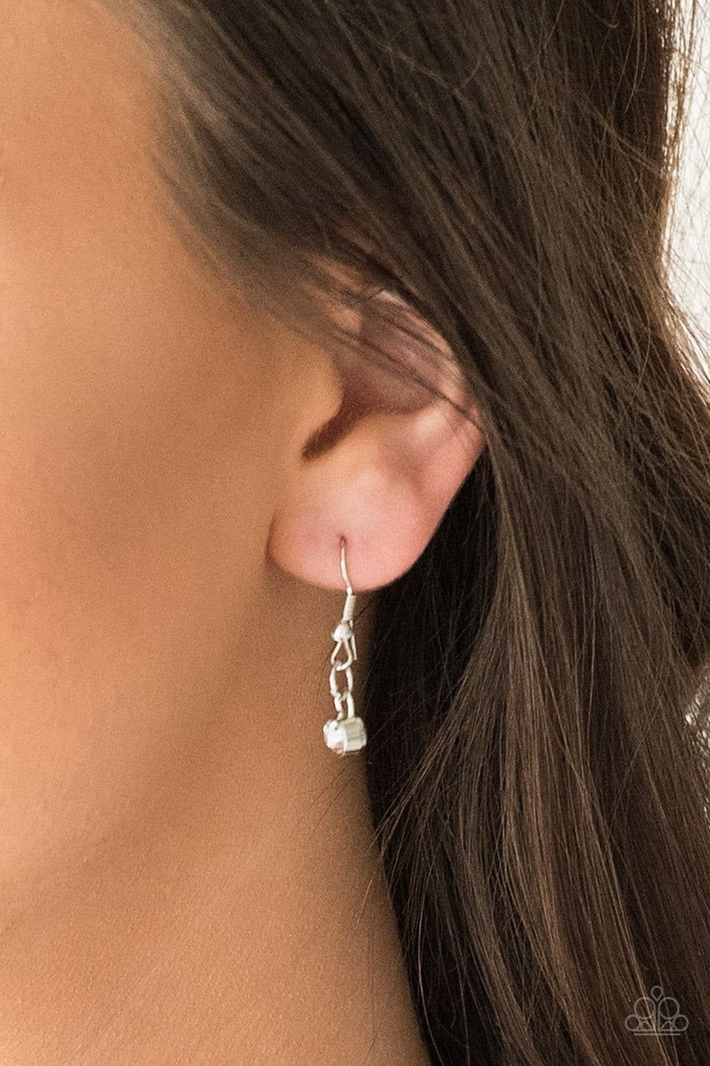 Paparazzi Accessories Necklace Razzle Dazzle - White