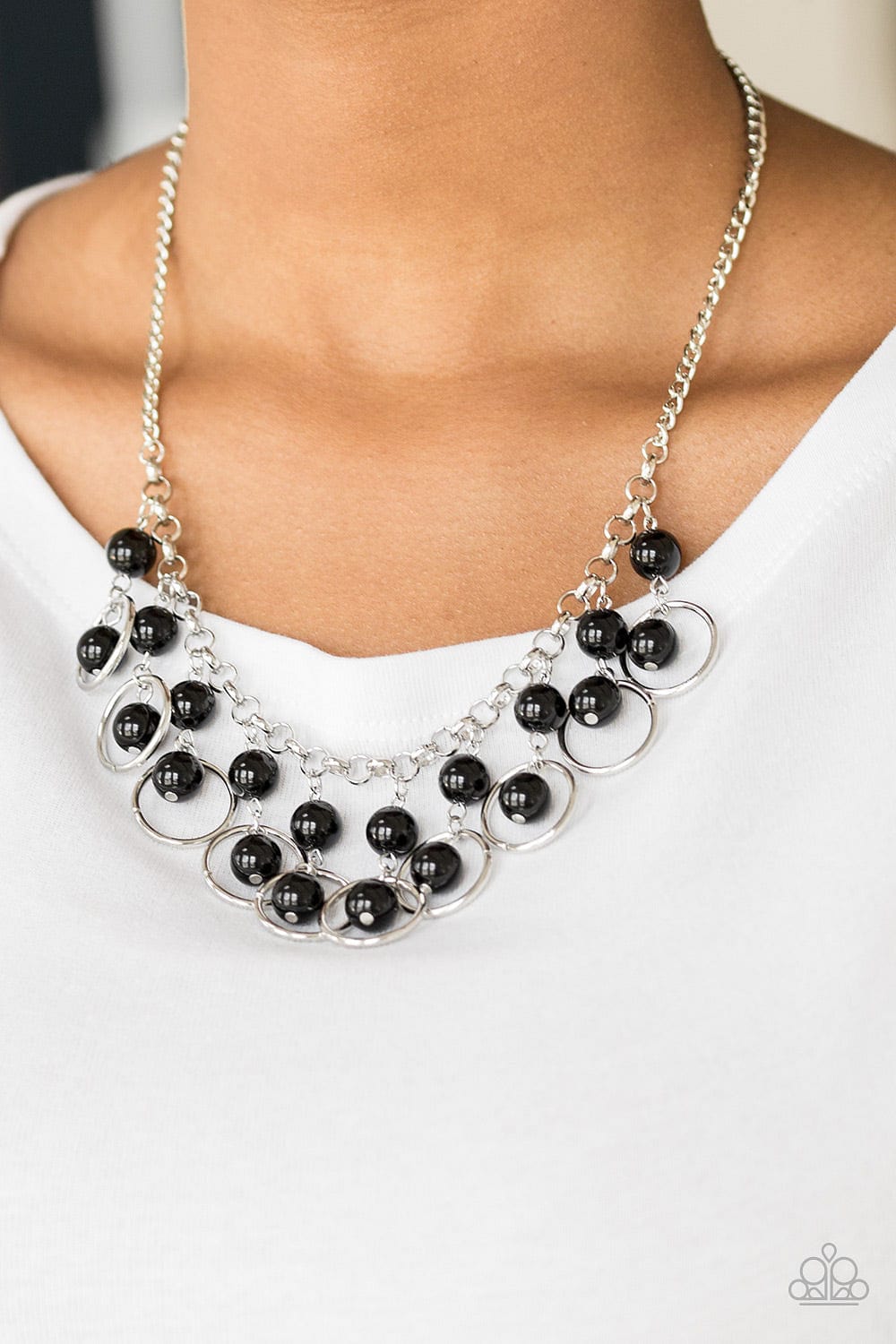 Paparazzi Accessories Necklace Really Rococo - Black