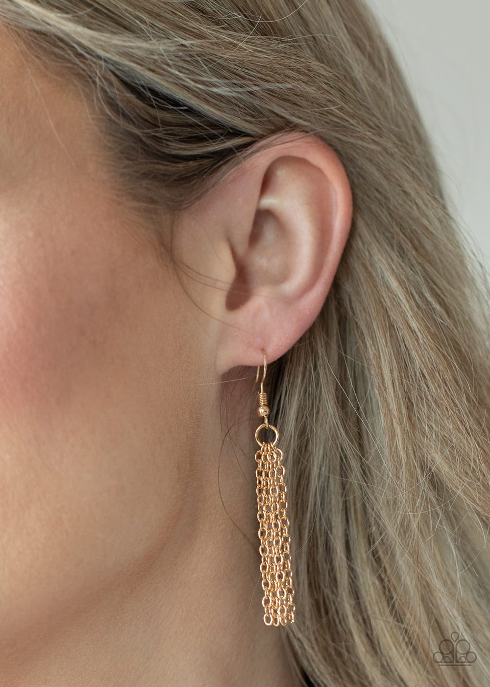 Paparazzi Accessories Necklace Retro Retrograde - Yellow