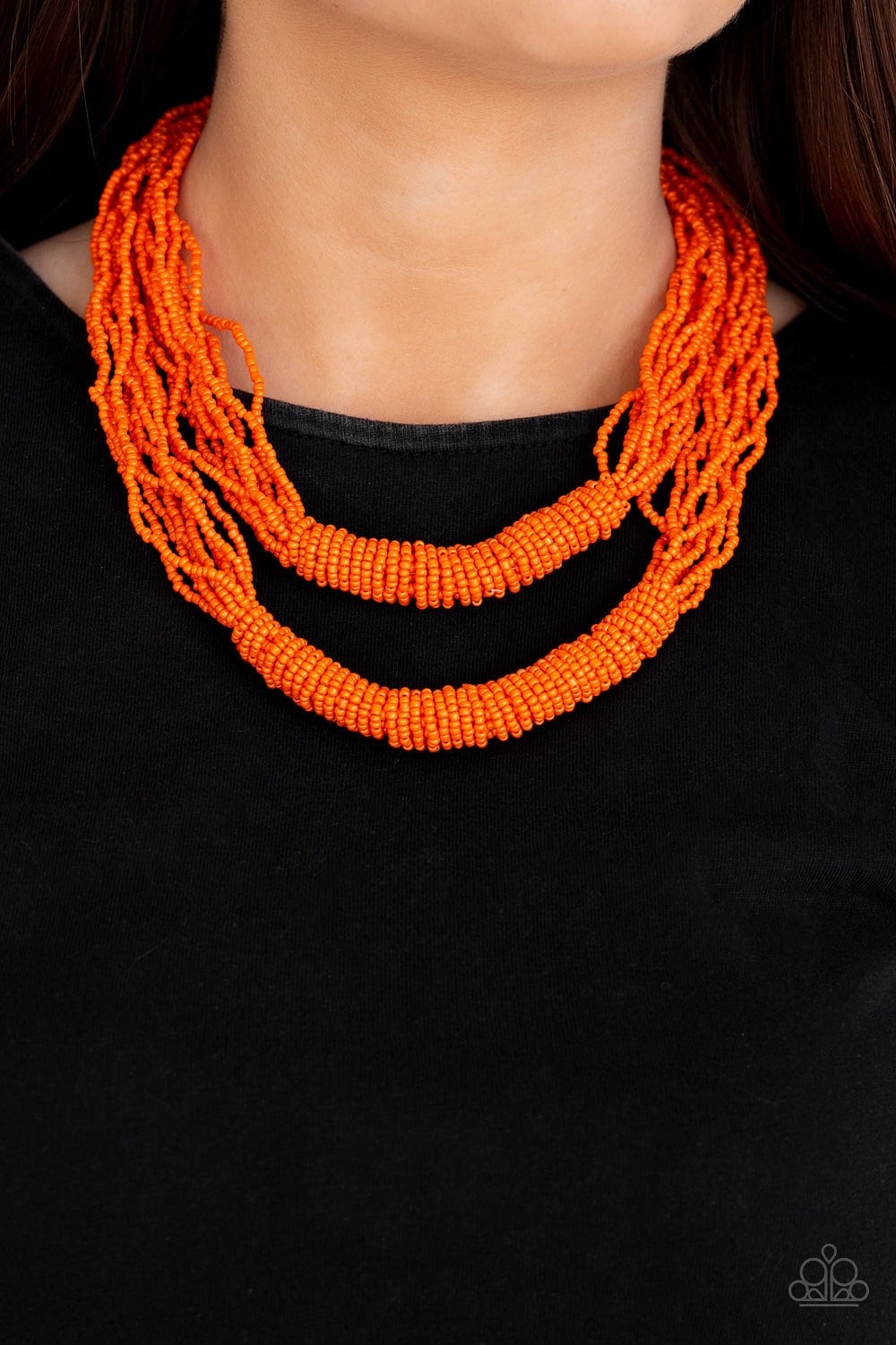 Paparazzi Accessories Necklace Right As RAINFOREST - Orange