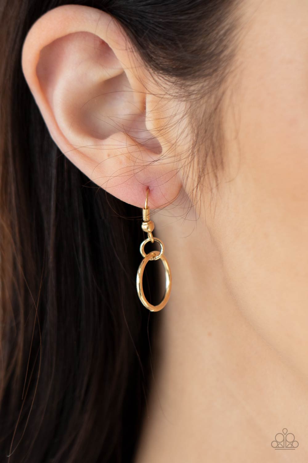 Paparazzi Accessories Necklace RING to Reason - Gold