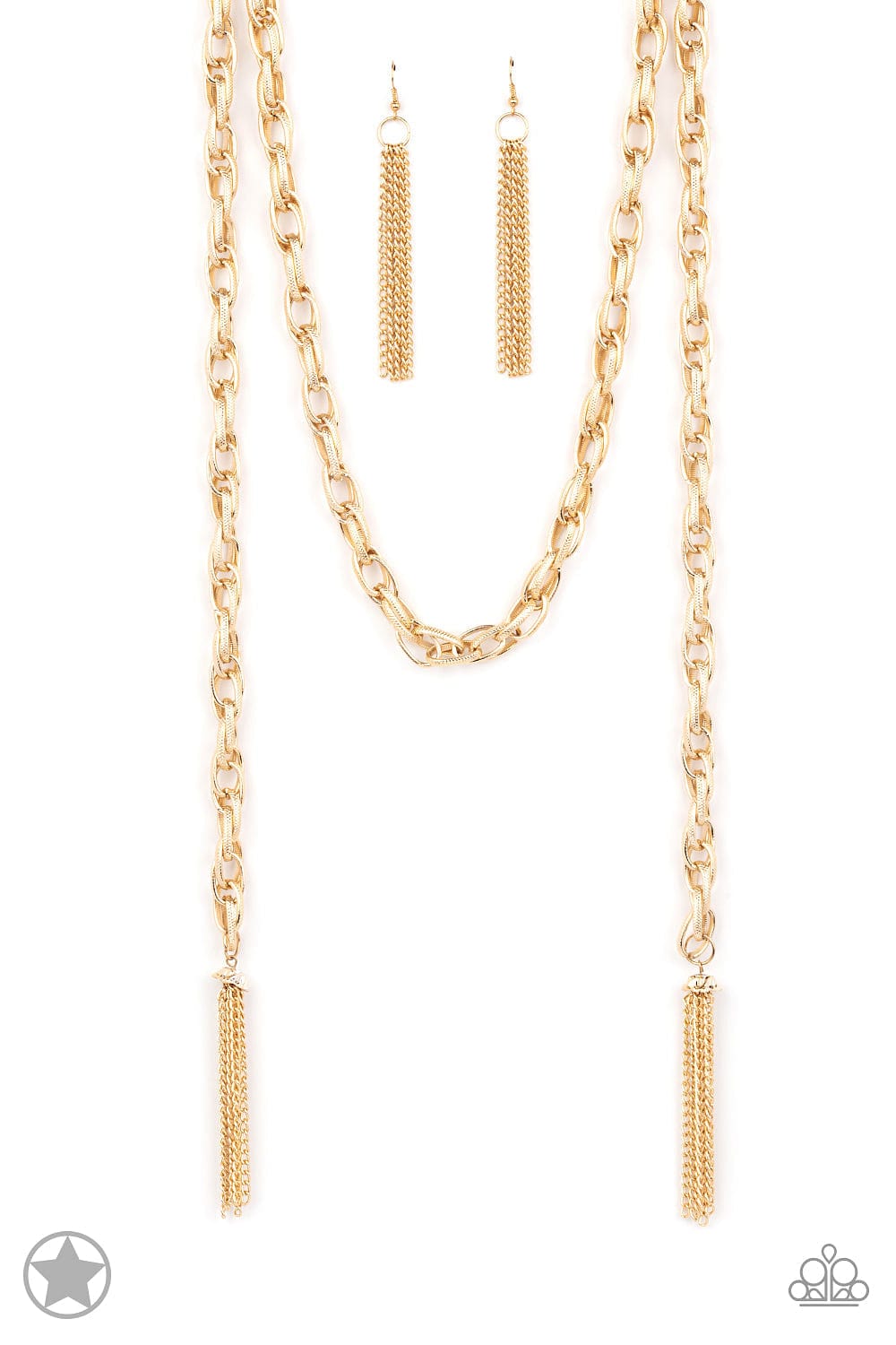Paparazzi Accessories Necklace SCARFed for Attention - Gold