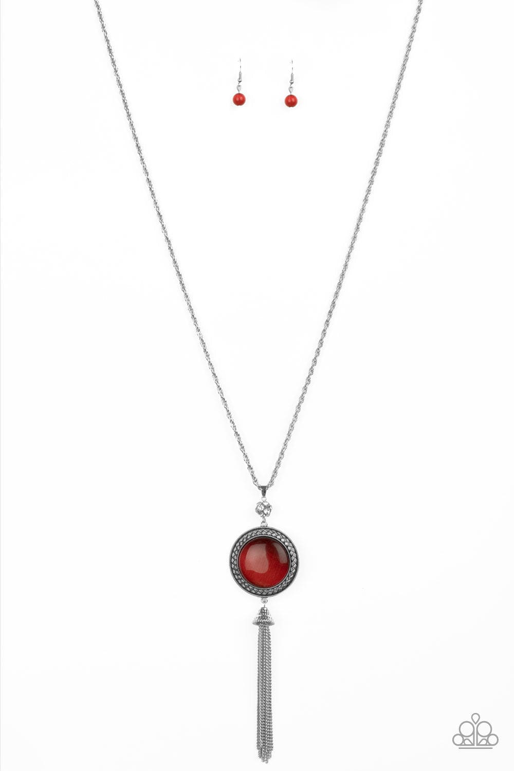 Paparazzi Accessories Necklace Serene Serendipity - Red