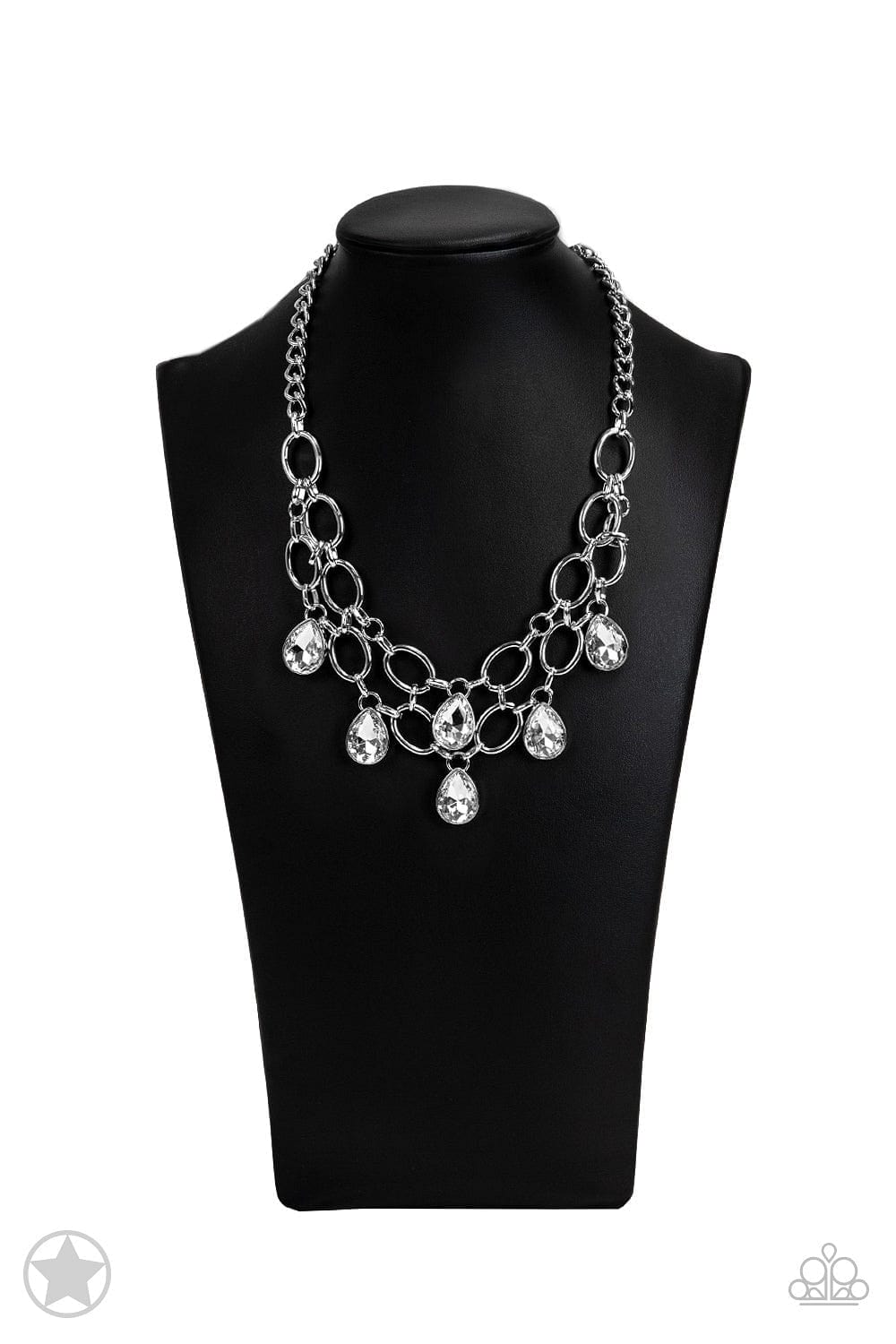 Paparazzi Accessories Necklace Show-Stopping Shimmer - White