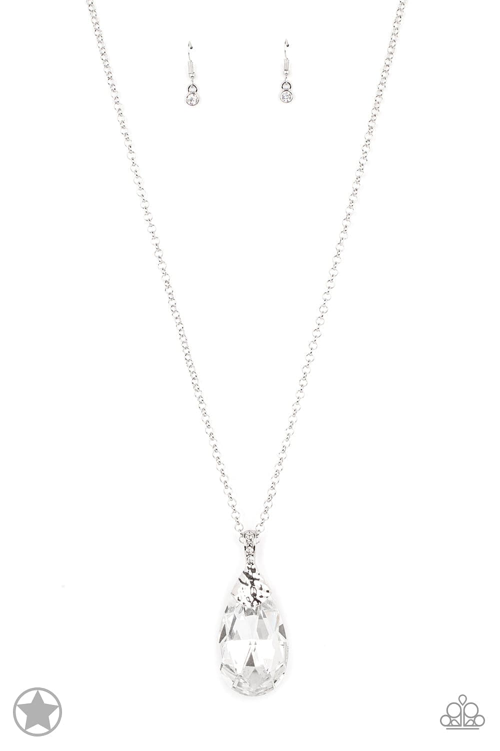 Paparazzi Accessories Necklace Spellbinding Sparkle - White