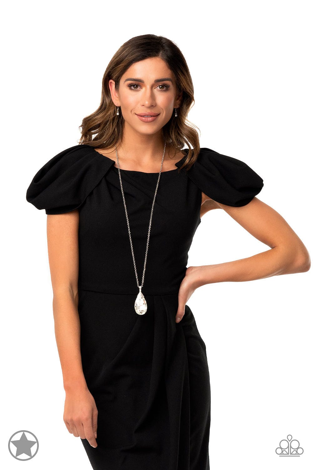 Paparazzi Accessories Necklace Spellbinding Sparkle - White