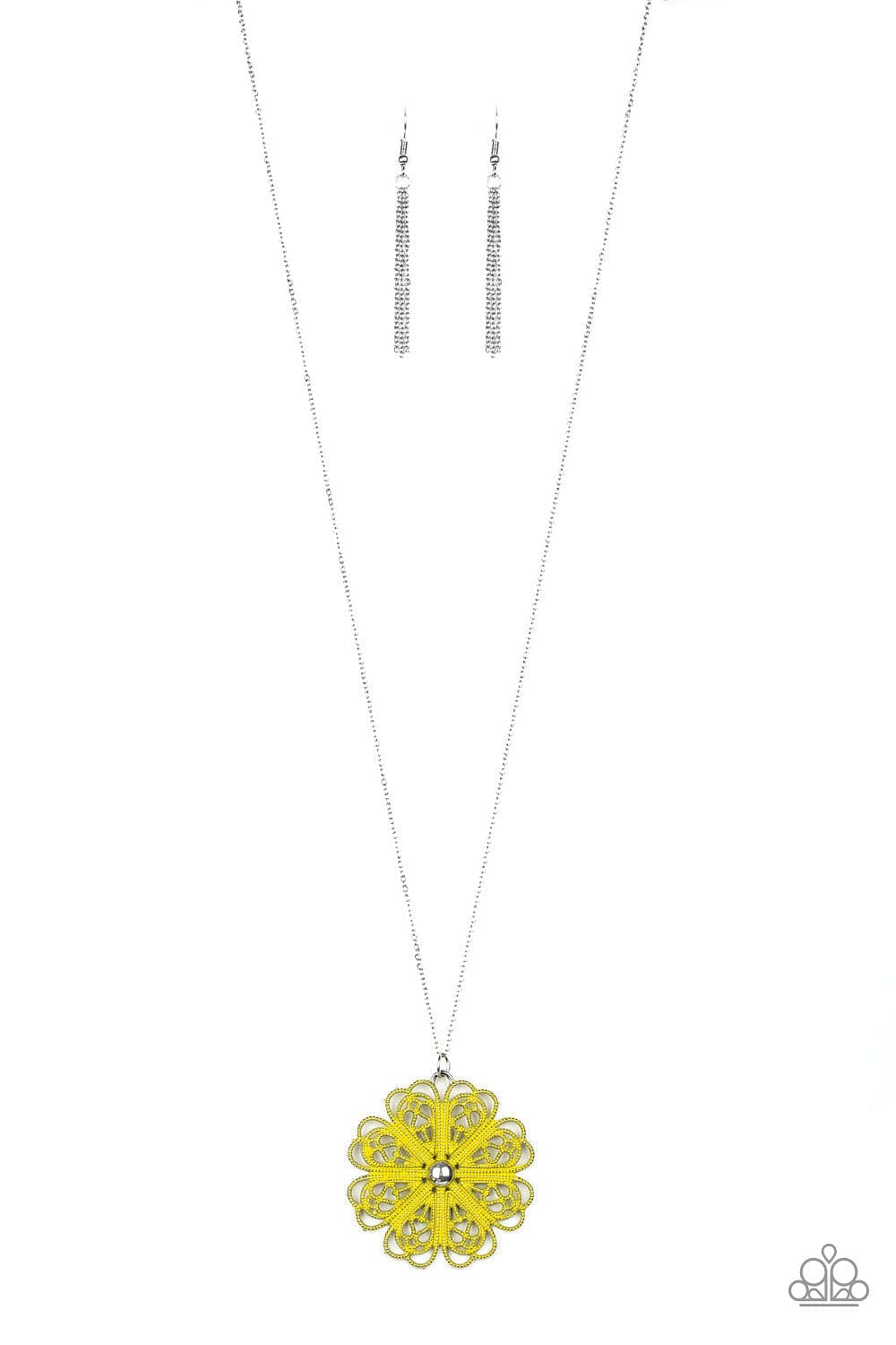 Paparazzi Accessories Necklace Spin Your PINWHEELS - Yellow