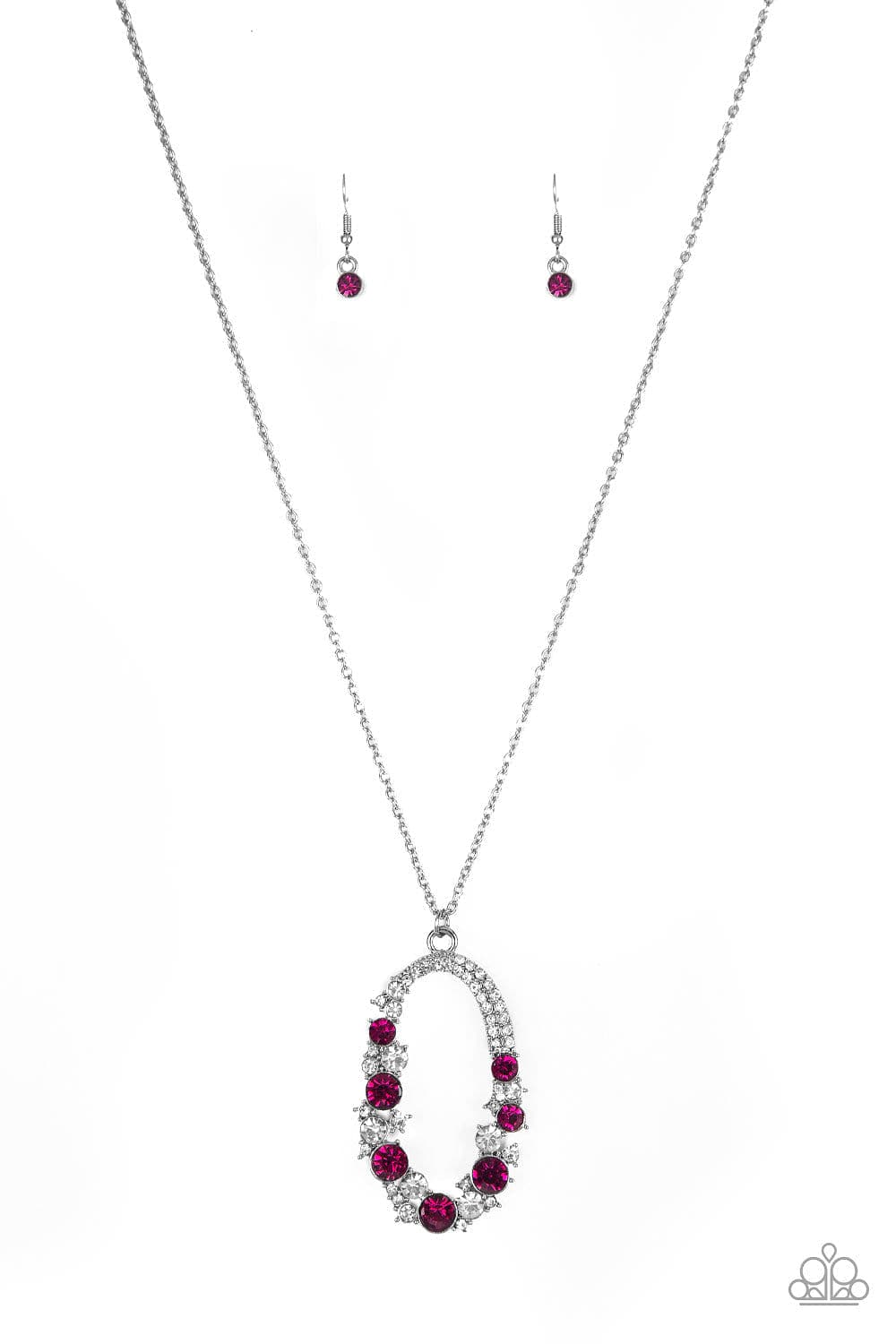 Paparazzi Accessories Necklace Spotlight Social - Pink