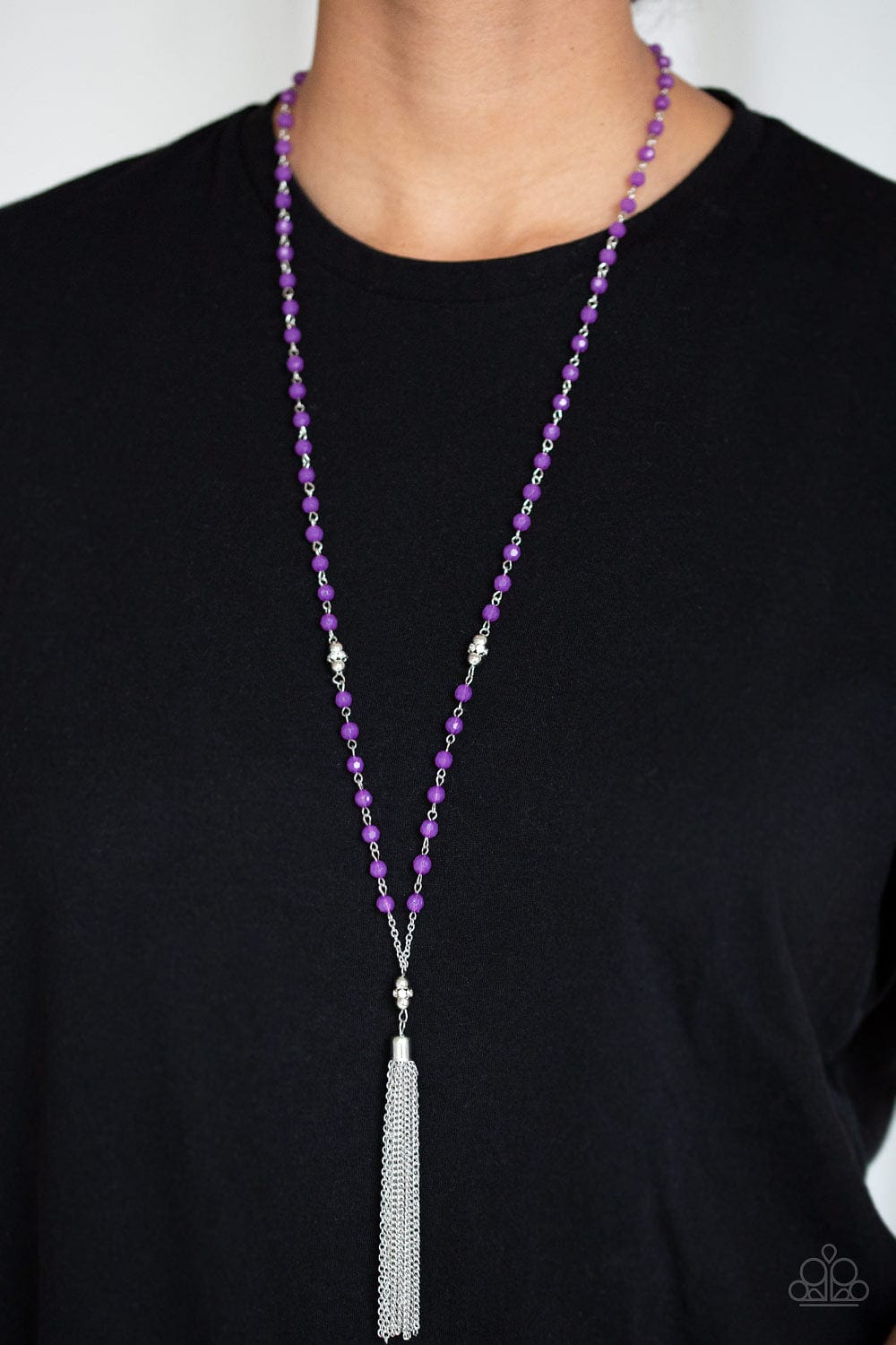 Paparazzi Accessories Necklace Tassel Takeover - Purple