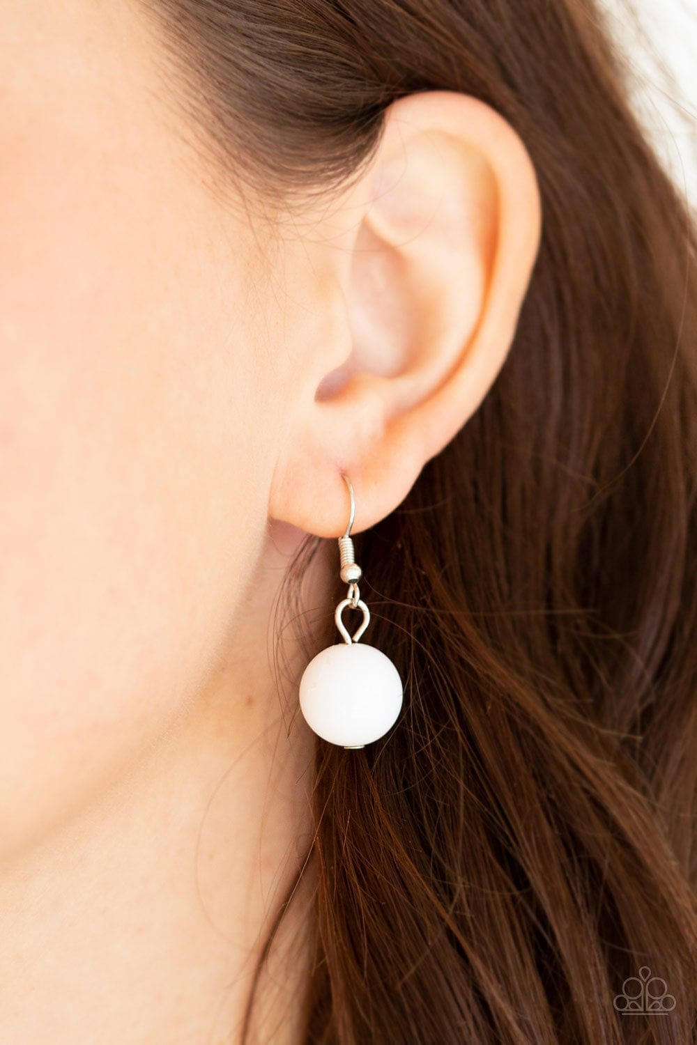 Paparazzi Accessories Necklace Top Pop - White