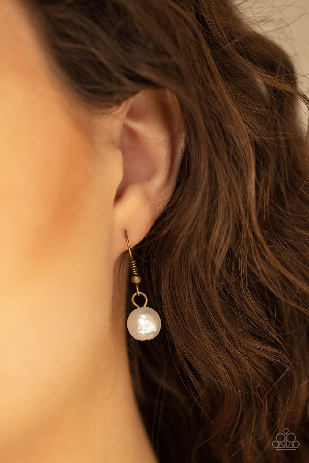 Paparazzi Accessories Necklace Uptown Pearls - Brass