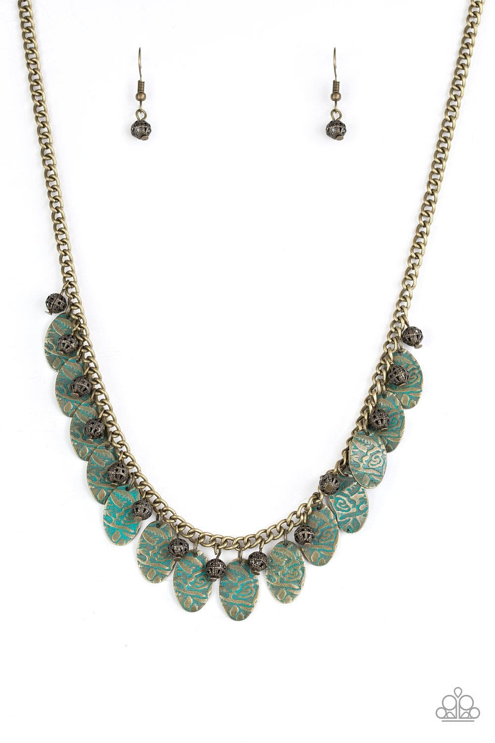 Paparazzi Accessories Necklace Vintage Gardens - Brass