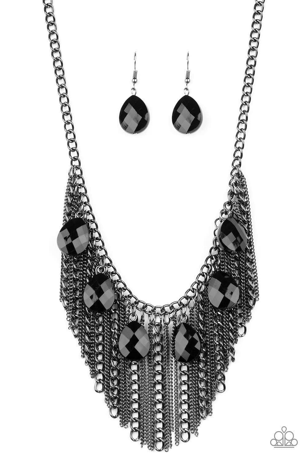 Paparazzi Accessories Necklace Vixen Conviction - Black