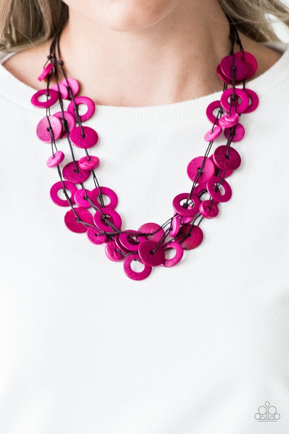 Paparazzi Accessories Necklace Wonderfully Walla Walla - Pink