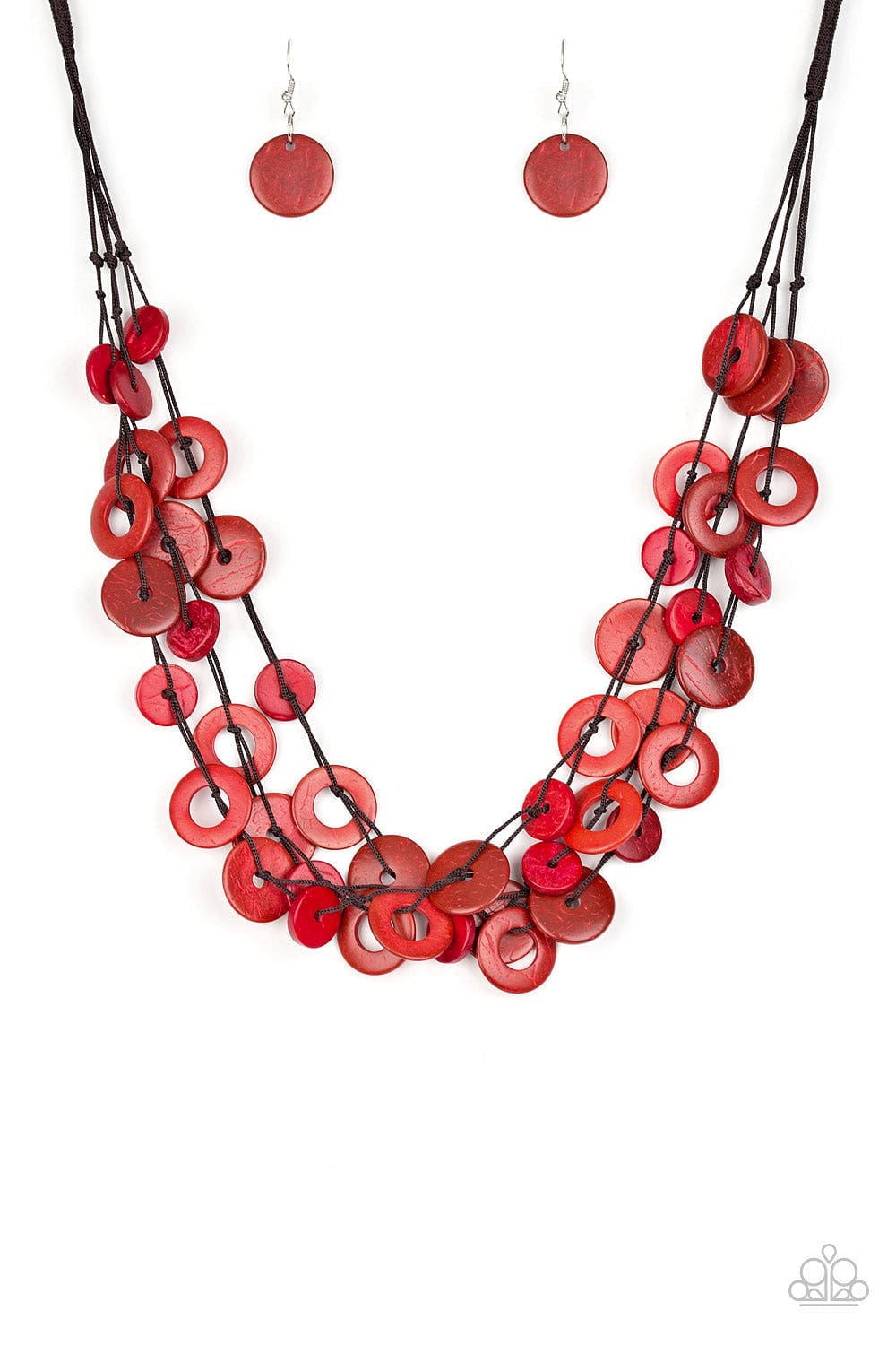 Paparazzi Accessories Necklace Wonderfully Walla Walla - Red