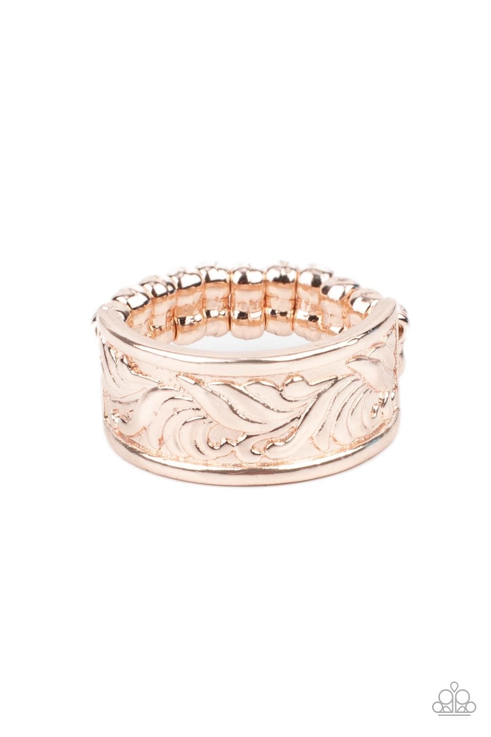Paparazzi Accessories Ring Billowy Bands - Rose Gold