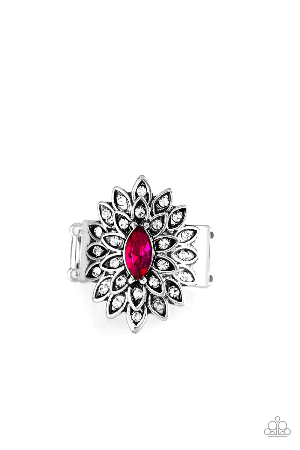 Paparazzi Accessories Ring Blooming Fireworks - Pink