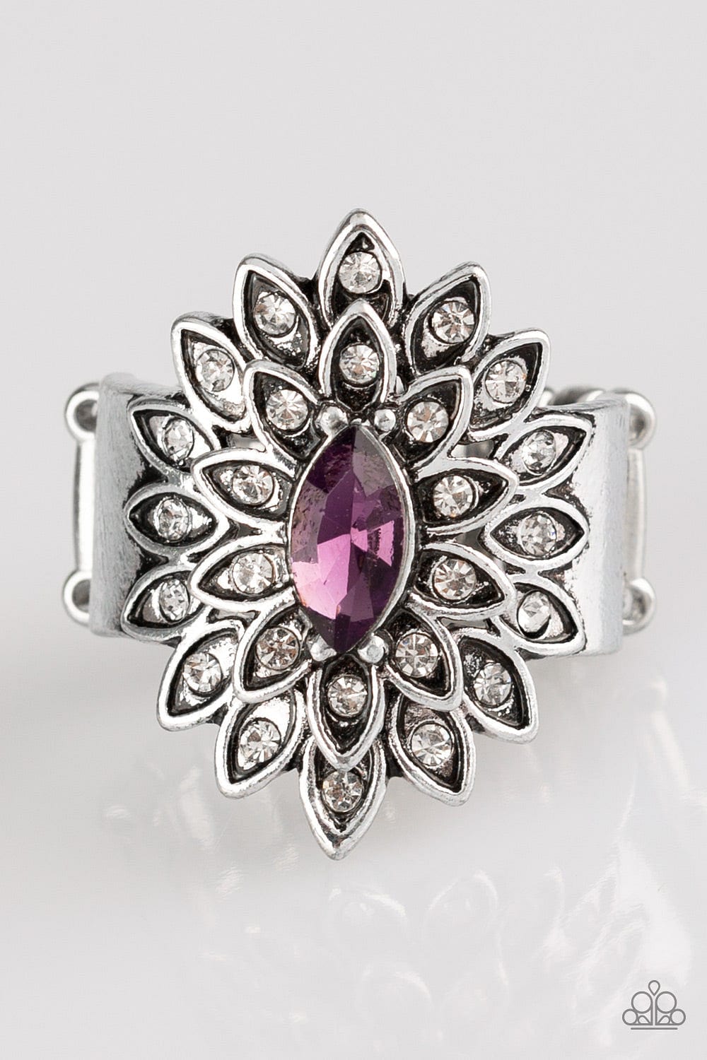 Paparazzi Accessories Ring Blooming Fireworks - Purple