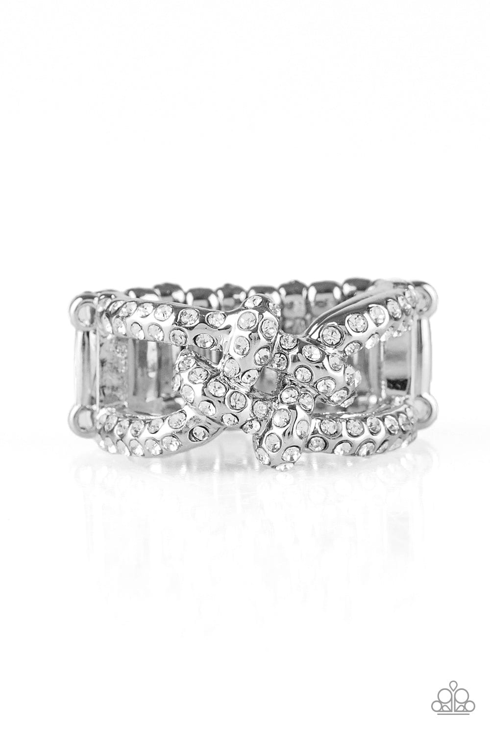 Paparazzi Accessories Ring Can Only Go UPSCALE From Here - White