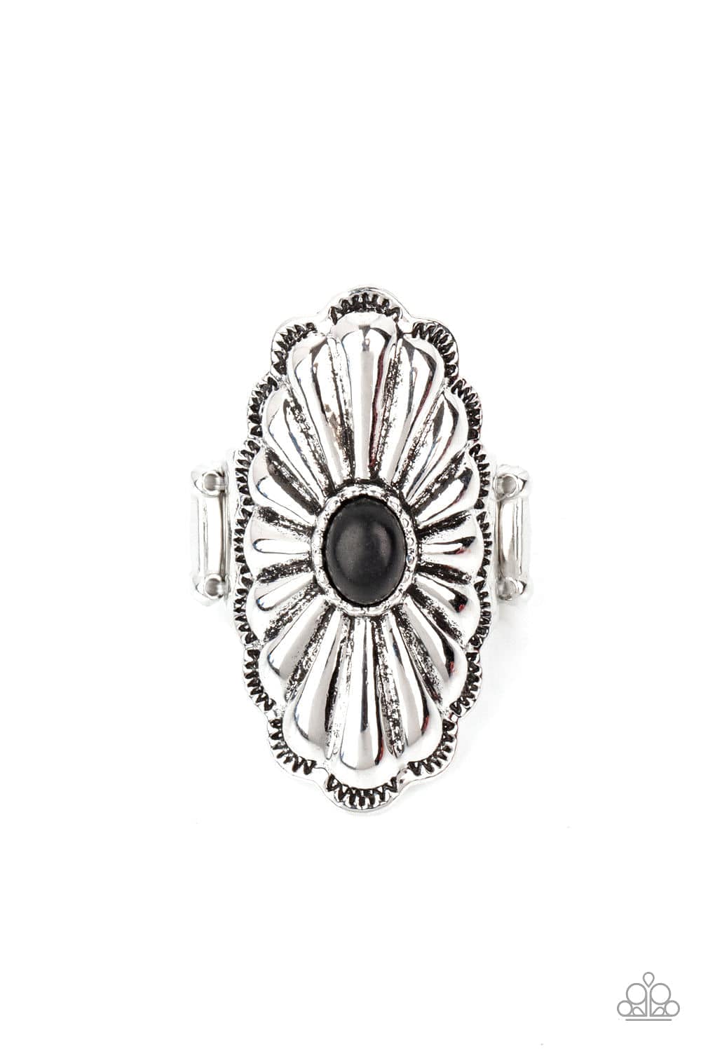 Paparazzi Accessories Ring Cottage Couture - Black