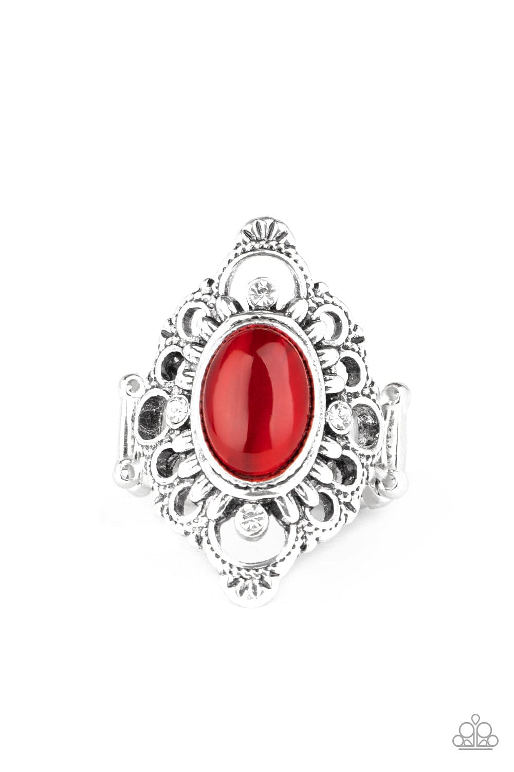 Paparazzi Accessories Ring Elegantly Enchanted - Red