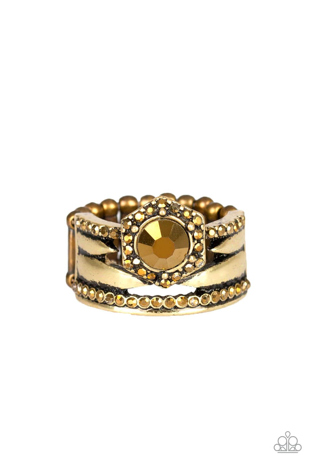 Paparazzi Accessories Ring Modern Maven - Brass