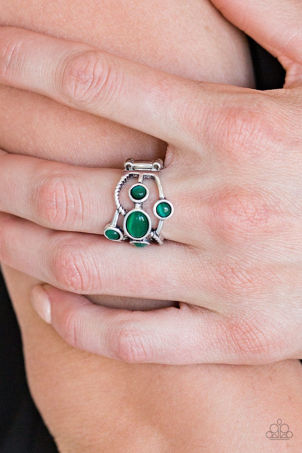 Paparazzi Accessories Ring Moon Mood - Green