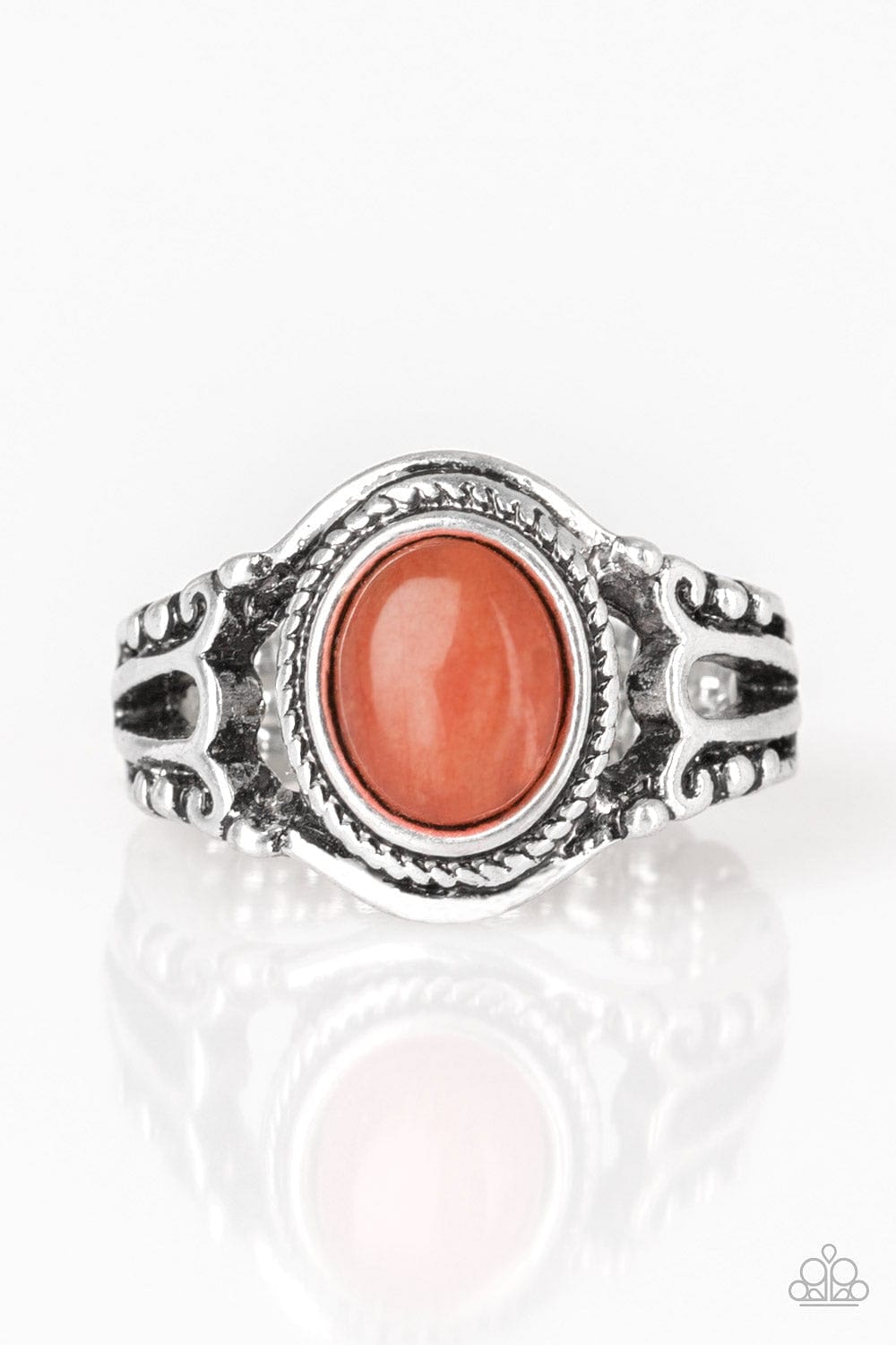 Paparazzi Accessories Ring Peacefully Peaceful - Orange